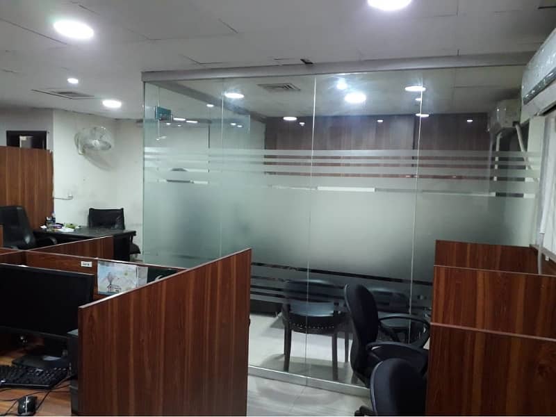 Fully Furnished Area 850 Square Feet Office Available For Rent Real Pictures in Main Boulevard Road Gulberg 3 Lahore 6