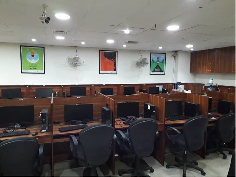 Fully Furnished Area 850 Square Feet Office Available For Rent Real Pictures in Main Boulevard Road Gulberg 3 Lahore 12