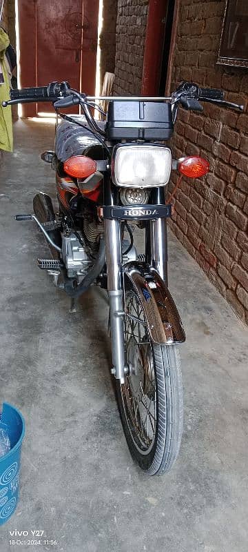 Honda 125 bilkul new condition me hai koi kam nai hai 0