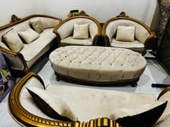 7 seater 1 three seater 1-2 seater and 2 one seater with central table