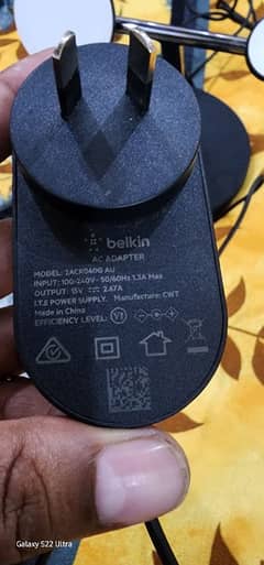 belkin wireless charger 3in1 with adapter