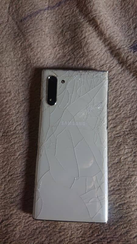 Samsung Note 10 5 12/256 back cover crack screen one dot 6