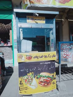 I am Selling burgar shwarma counter