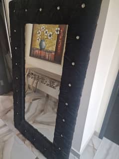 7ft solid wood frame mirror.