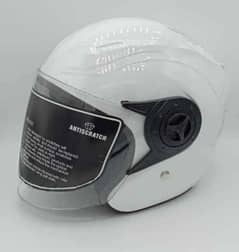 Half Face Motorcycle Helmet Premium Quality white Colour Available