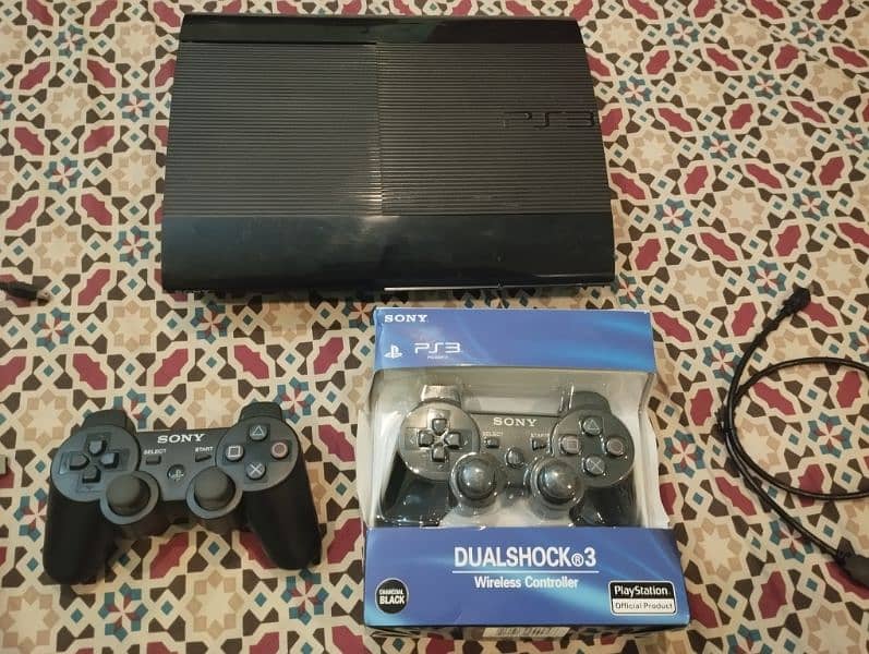 Playstation 3 Ultra Slim (PS3) W/ box 3