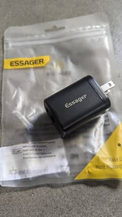 Essager 30W Charger with Essager Breaded 90° 100W Digital Meter Cable