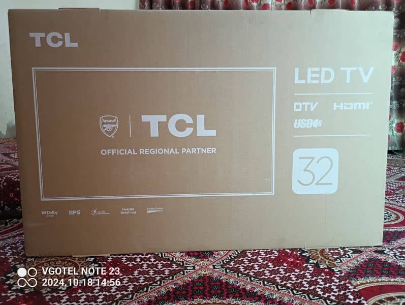 brand new TCL 32'inch Ful HD LED 7