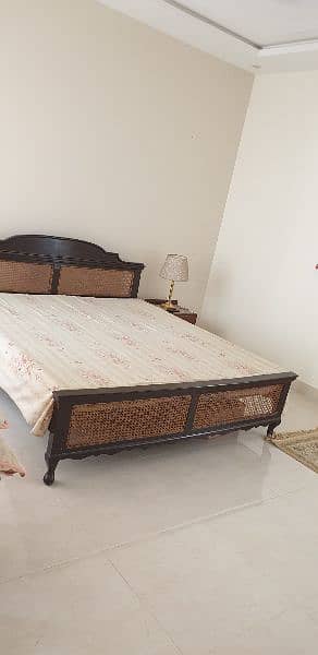 Wooden double bed 1