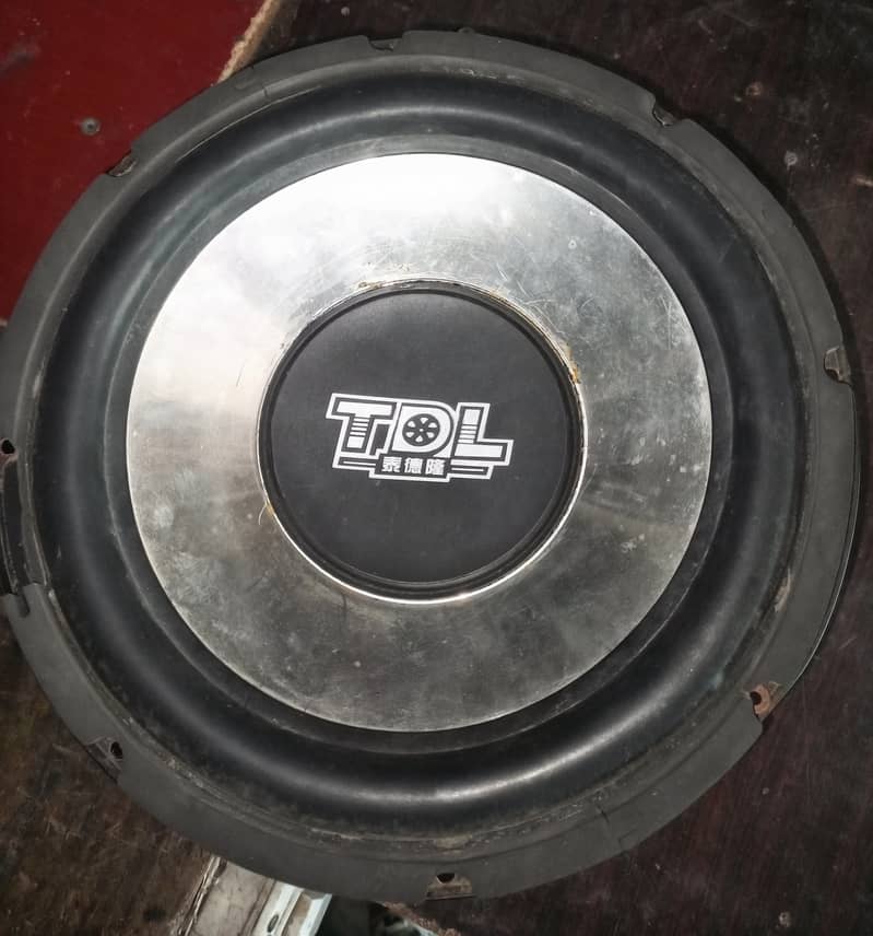 12 inch suwoffer  TDL-12066 max power 400watts 4ohms price 6000 Whats 1