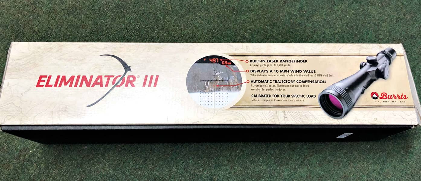 Burris Eliminator 3 scope Laser scope Eliminator III best Range 1