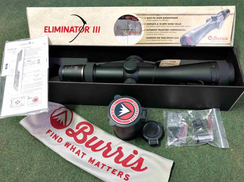 Burris Eliminator 3 scope Laser scope Eliminator III best Range 3