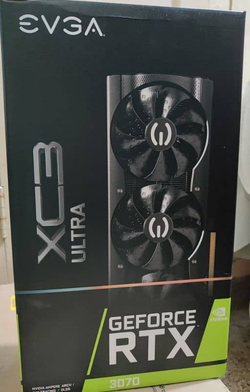 Nvidia GeForce EVGA Rtx 3070 XC3 Ultra Gaming Graphics Card GPU 0