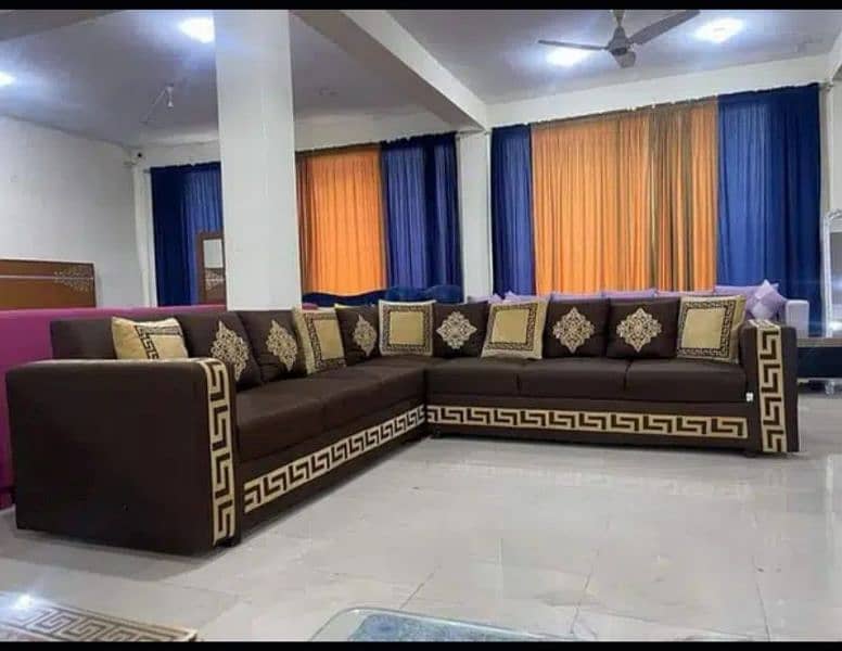 New branded L shaped corner sofa sets available in wholesale price. 1