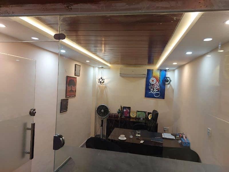 COMMERCIAL DECORATED OFFICE FOR RENT ON MAIN BOULEVARD JOHAR TOWN 1