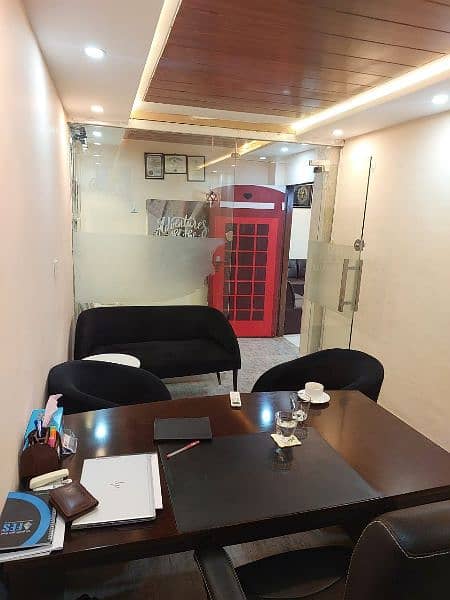 COMMERCIAL DECORATED OFFICE FOR RENT ON MAIN BOULEVARD JOHAR TOWN 4