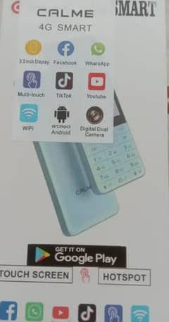 calme 4g smart for sale full box and warranty