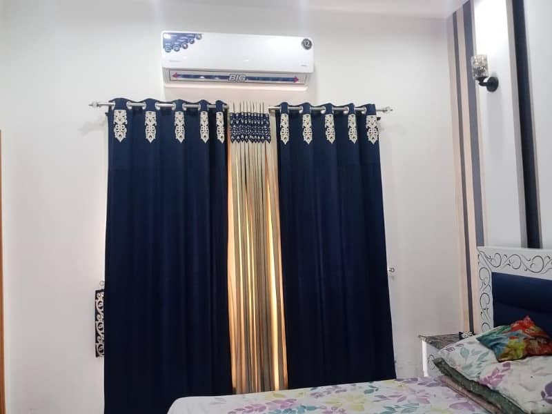 5 marla fully furnished 3bed house available for rent in state life Housing society phase 1 12