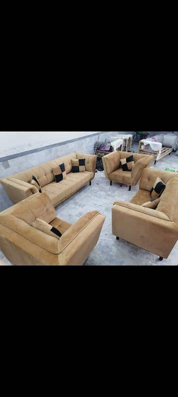 Branded 5 and 7 seater sofa sets available at wholesale price . 4