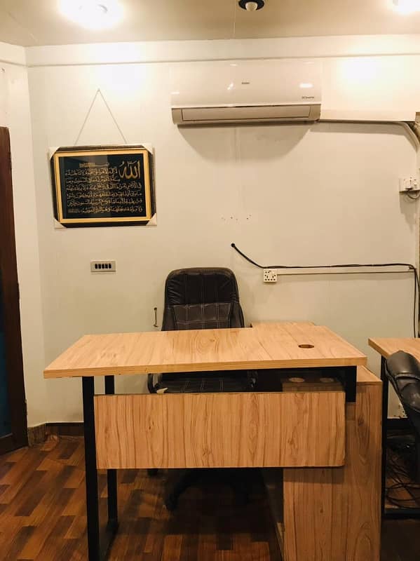 Sami furnished office for rent 1460sqft in shahar e Faisal. 3