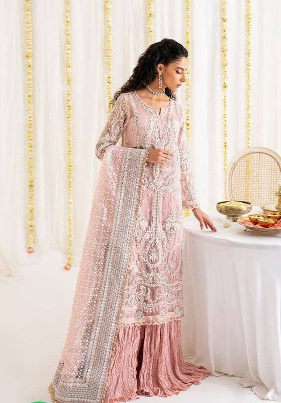 fully embroidered shirt and dupatta 1