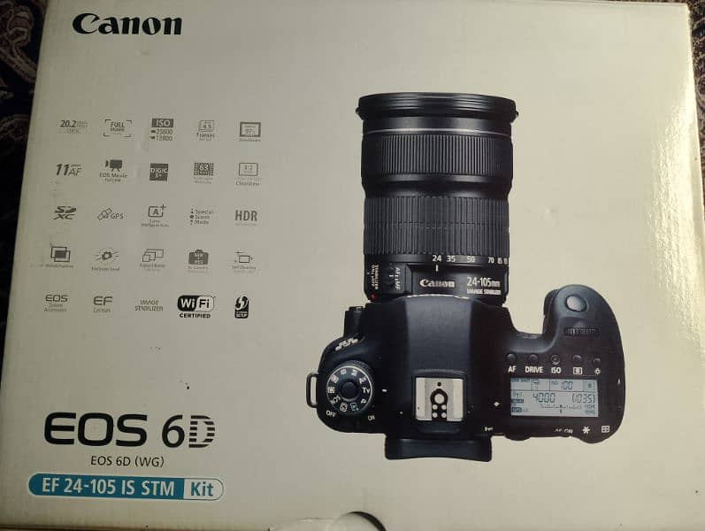 Canon EOS 6D Full Frame Body with Lens 1