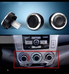 Car Styling Heat Control Knob Car Air Conditioning Knob AC Kno