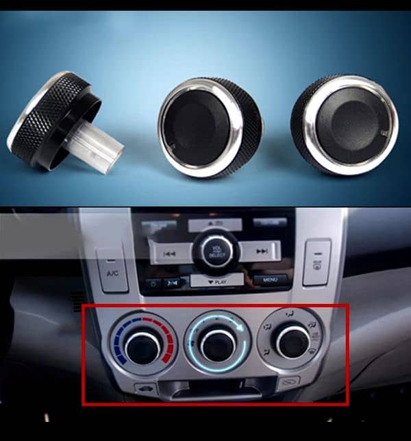 Car Styling Heat Control Knob Car Air Conditioning Knob AC Kno 0