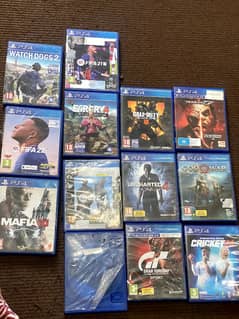 Cricket 24/Tekken 7 / Uncharted/Fifa 22