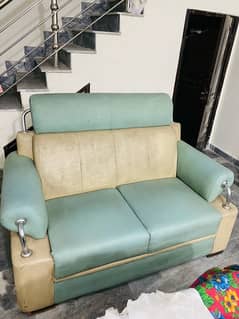 leather sofa with table for sale at reasonable price