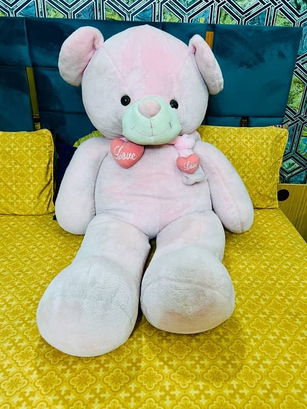 pink teddy bear big size 3