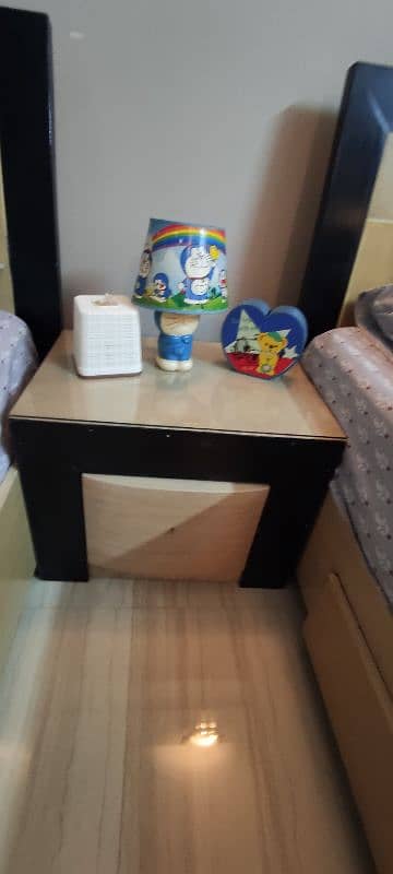 Complete Bedroom Set with wardrobe Side Table Standing Mirror Dresser 3