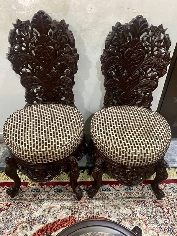 Coffee Chairs with table 4