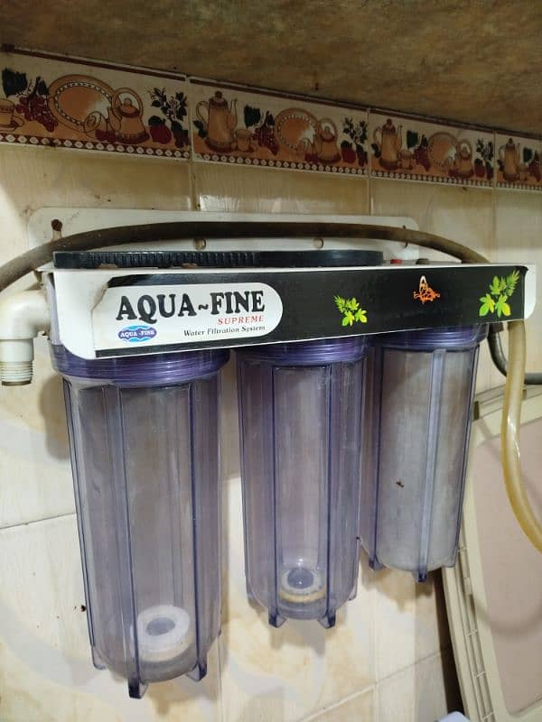 Aqua-Fine water filtration system 1