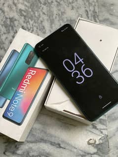 Redmi note 9 4/128 with box and datacable