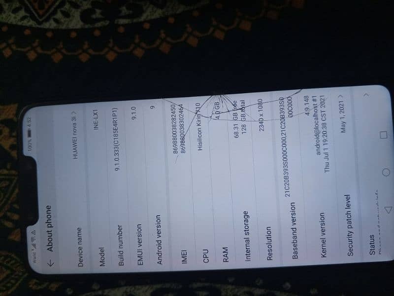 I m selling Huawei nova i3 4