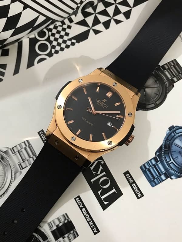 HUBLOT-AUTOMATIC-EXECUTIVE-ROSE GOLD-BRAND NEW WATCH 3