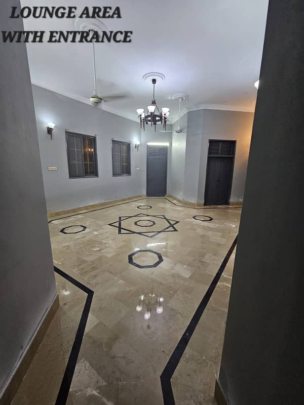 3 Bed Drawing Lounge Ground Floor Portion in Gulshan e Jamal opposite Millennium Mall 7