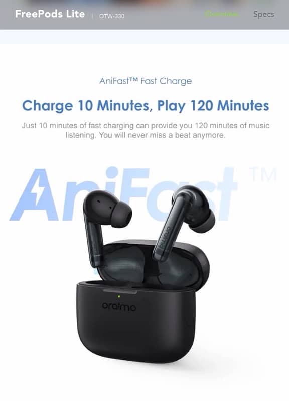 Earpods | OTW-330 | Oraimo app compatible 8