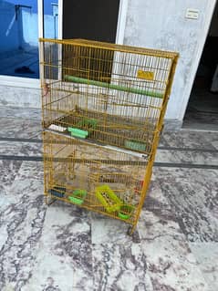 DOUBLE CAGE FOR SALE IN GOOD CONDITION