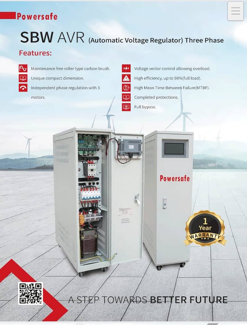 POWER SAFE IMPORTED 50 KVA TO 800 KVA AVR 8