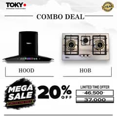 Tokyo Hood With Hob Complete Set 1+5 year warranty