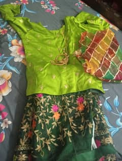 Three Piece Lehanga Kurti