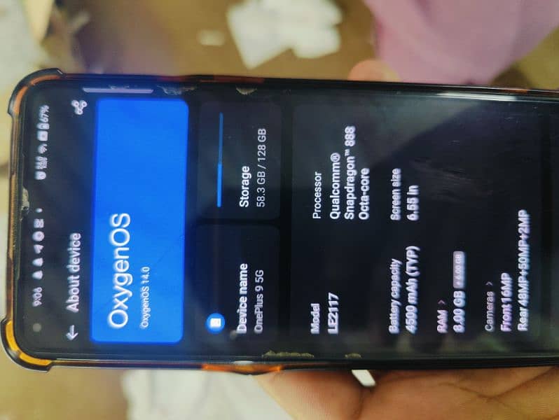 OnePlus 9 Non Pta ( 8 / 128 GB )  10/10 5