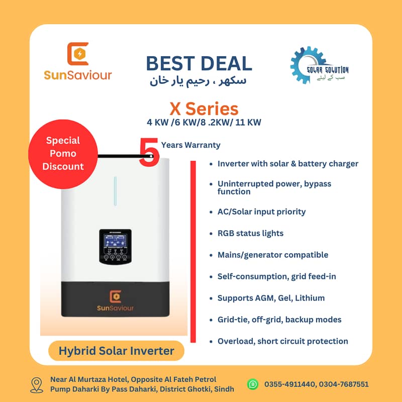 SunSaviour Hybrid Inverters with Promotional Discount Offer 2