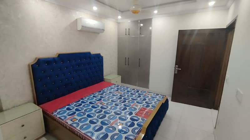 FOR RENT VERY REASONABLE PRICE 2 BED ROOM FULL FURNISHED APARTMENT IN SECTOR C BAHRIA TOWN LAHORE 6