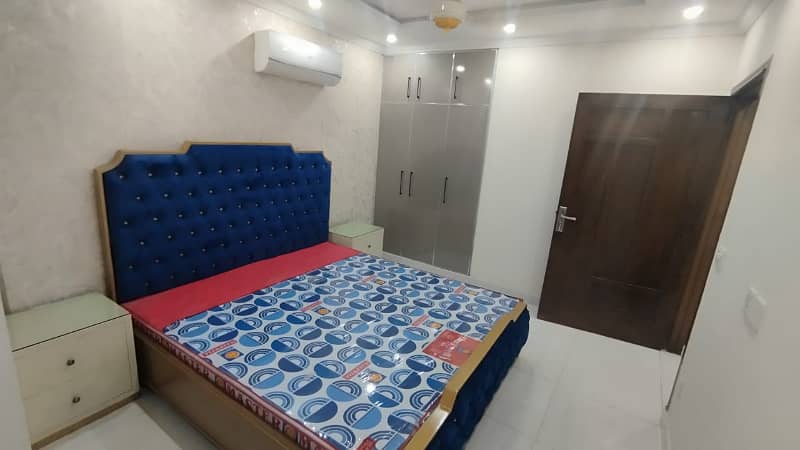 FOR RENT VERY REASONABLE PRICE 2 BED ROOM FULL FURNISHED APARTMENT IN SECTOR C BAHRIA TOWN LAHORE 7