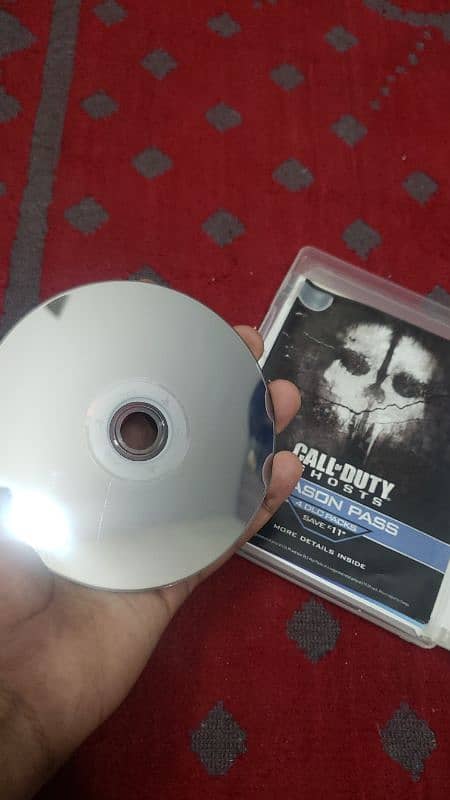 PS3 disc games MW3 blackops 2 and cod ghosts 4