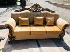 wooden stylish sofa set 3-2-1  6 seater 0