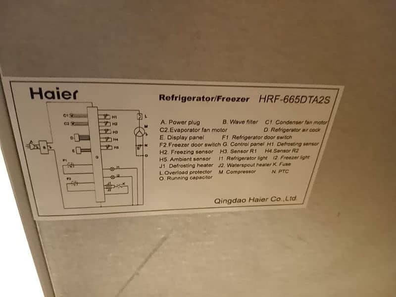 double door Haier refrigerator 10/10 5